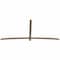 Ekena Millwork Bellingham Smooth Timber Gable Bracket, Douglas Fir, 108"W x 49"H x 1 1/2"D x 3 1/2"F, 11/12 Pitch GBW108X49X0204BEL00SDF - alternate 3